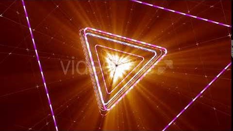 VJ Loop Triangular Tunnel Motion Graphics