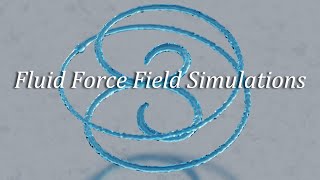 A Whole Bunch of Fluid Force Field Simulations, Some Bad, Some Good