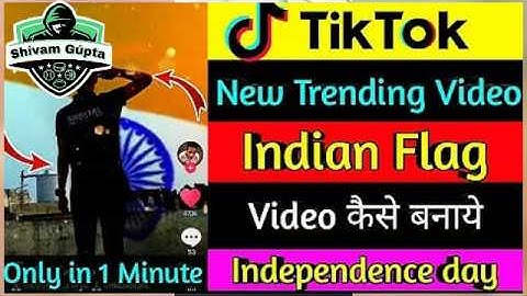Tiktok sky flag video editing | Tiktok trending tutorial |