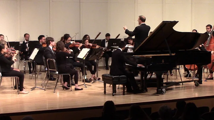 Grant Carr playing Saint-Saens' Piano Concerto No.2