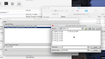 Join .VOB files (from DVD) Free on Mac