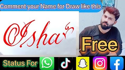 Isha Name Signature Calligraphy Status | How to Cursive write with cut Marker #isha @isha