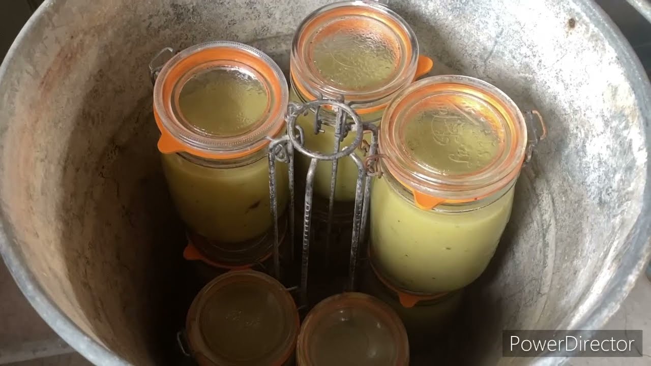 Soupe Froide de Courgette à la menthe en Stérilisation - YouTube