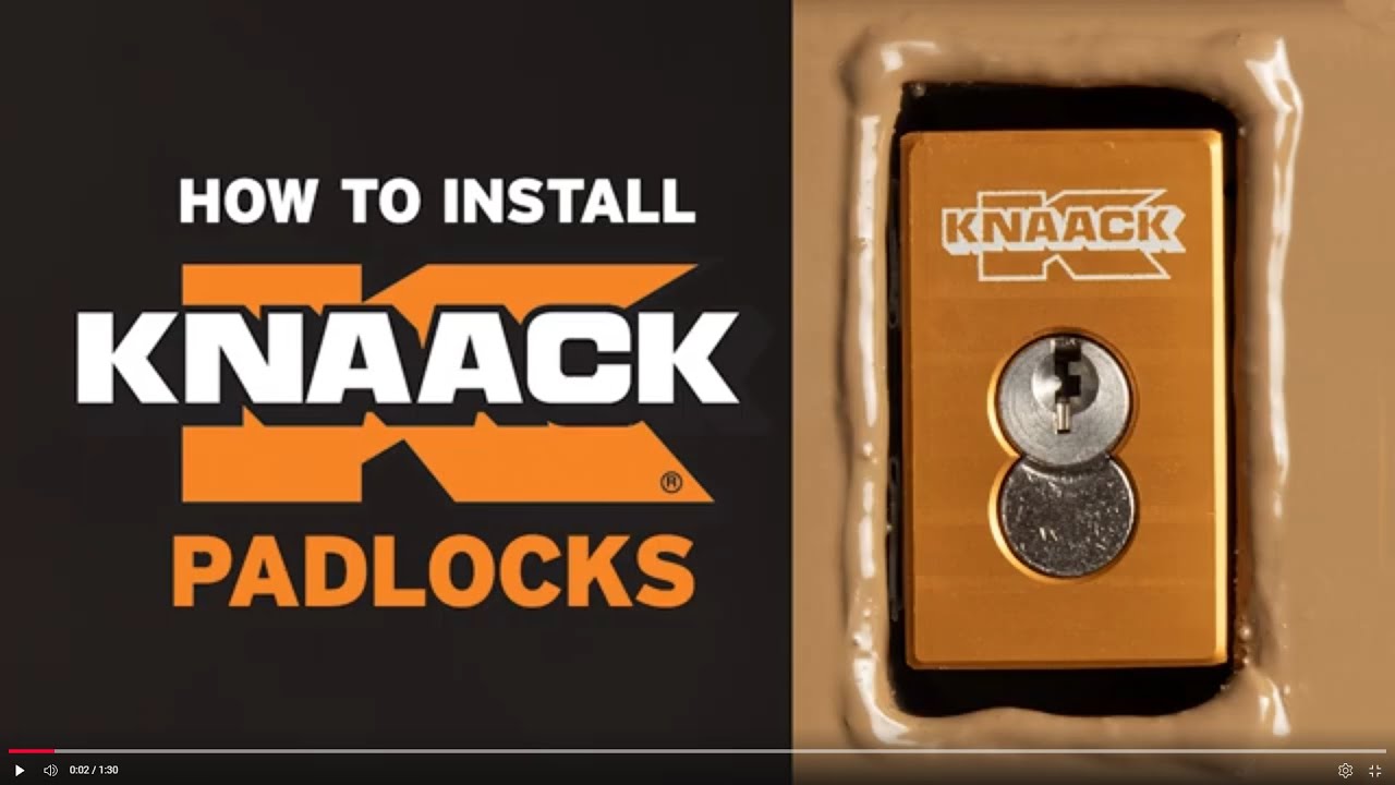 KNAACK® Padlock Installation