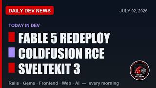 Ruby on Rails News — 2026-07-02 | New Gems, Web Dev & AI Digest
