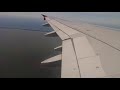 Взлет самолета из аэропорта Калининград_Полет над Балтийским морем