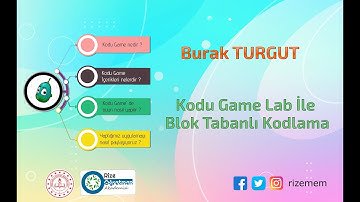 Kodu Game Lab İle Blok Tabanlı Kodlama Uygulamaları
