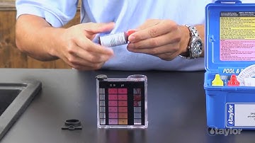 Testing Pool/Spa Water for pH Using Taylor