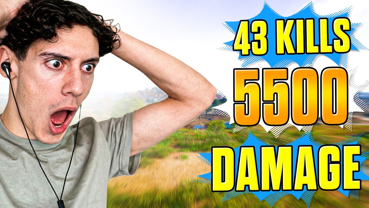 43 Kills + 5500 Damage Trio Takeover in PUBG