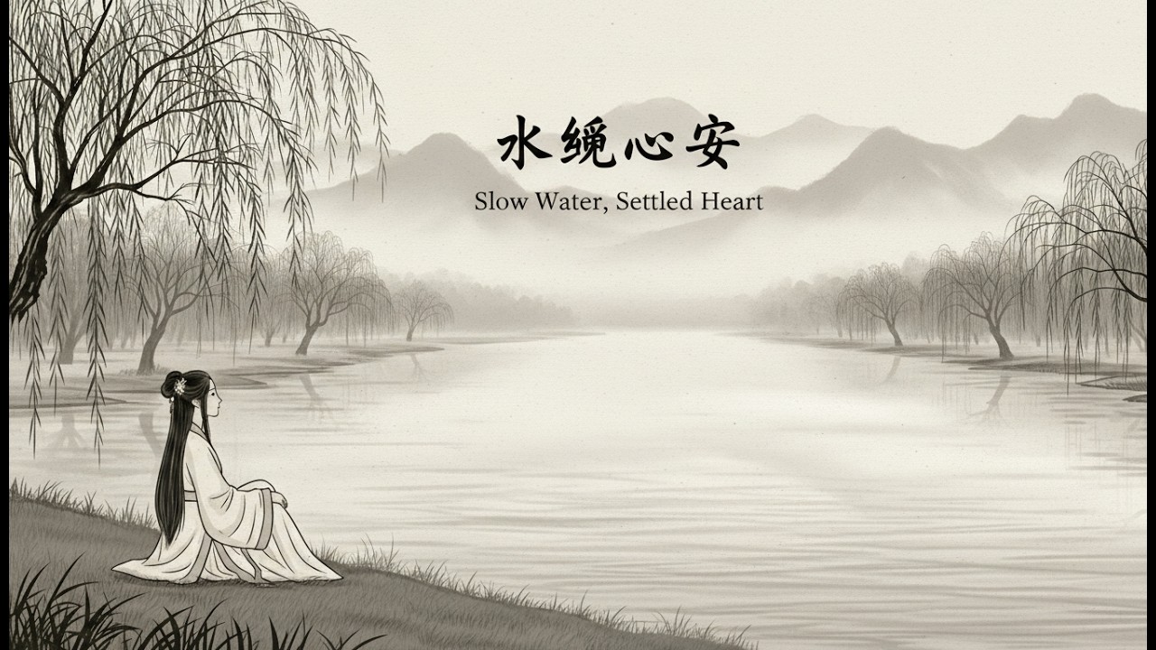 冥想音樂《水緩心安》｜2小時無鼓古風純音・古箏竹笛｜助眠放鬆・靜心療癒｜Chinese Zen Sleep Music