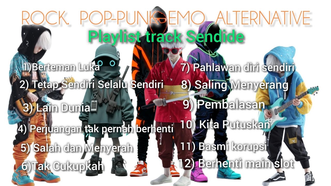 Album Playlist (Rock Emo Pop-Punk Punk Indie) | Sendide