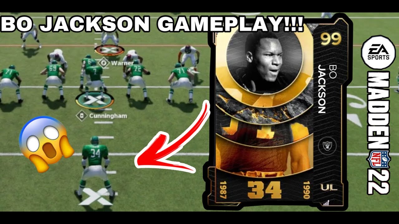 99 OVR BO JACKSON GAMEPLAY (MADDEN 22 ULTIMATE TEAM)
