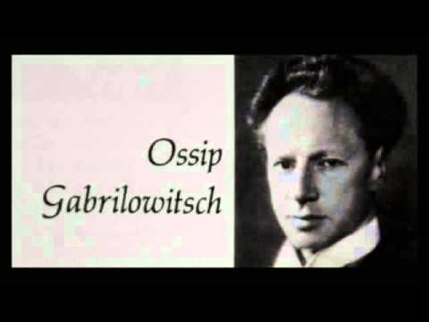 Chopin / Ossip Gabrilowitsch, 1905: Mazurka in B minor, Op. 33, No. 4