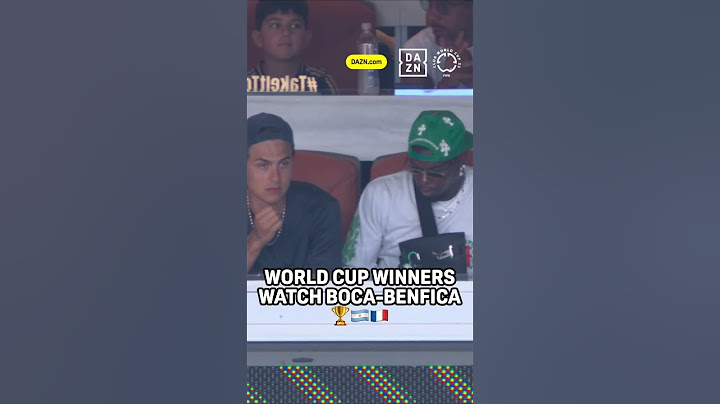Dybala, Pogba & Paredes Watch Boca Juniors-Benfica