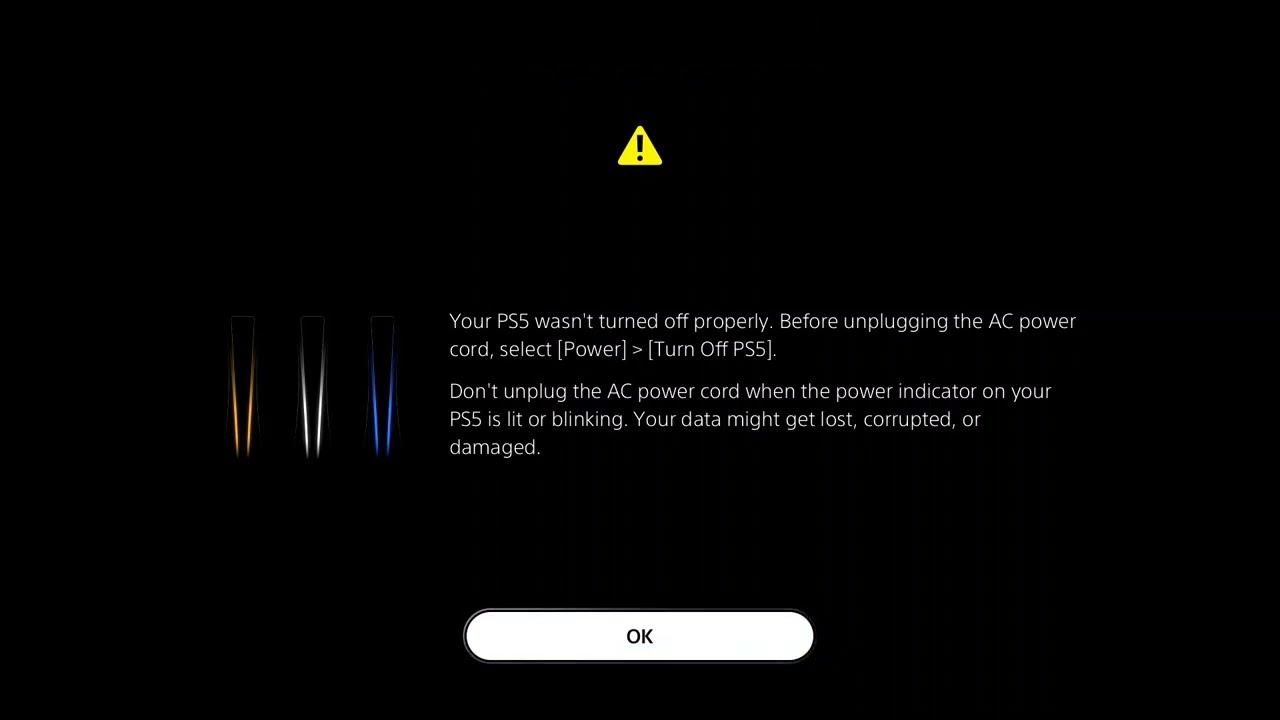 POV: your PS5 after a power outage
