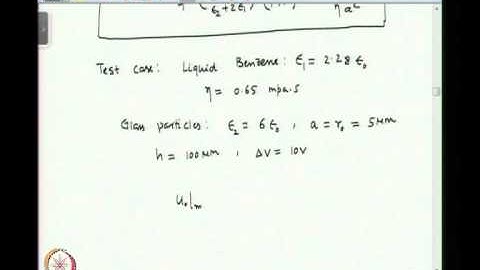 Mod-01 Lec-19 Electrokinetics