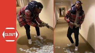 Moneybagg Yo Starting Off The New Year Flexing And Swimming In Money