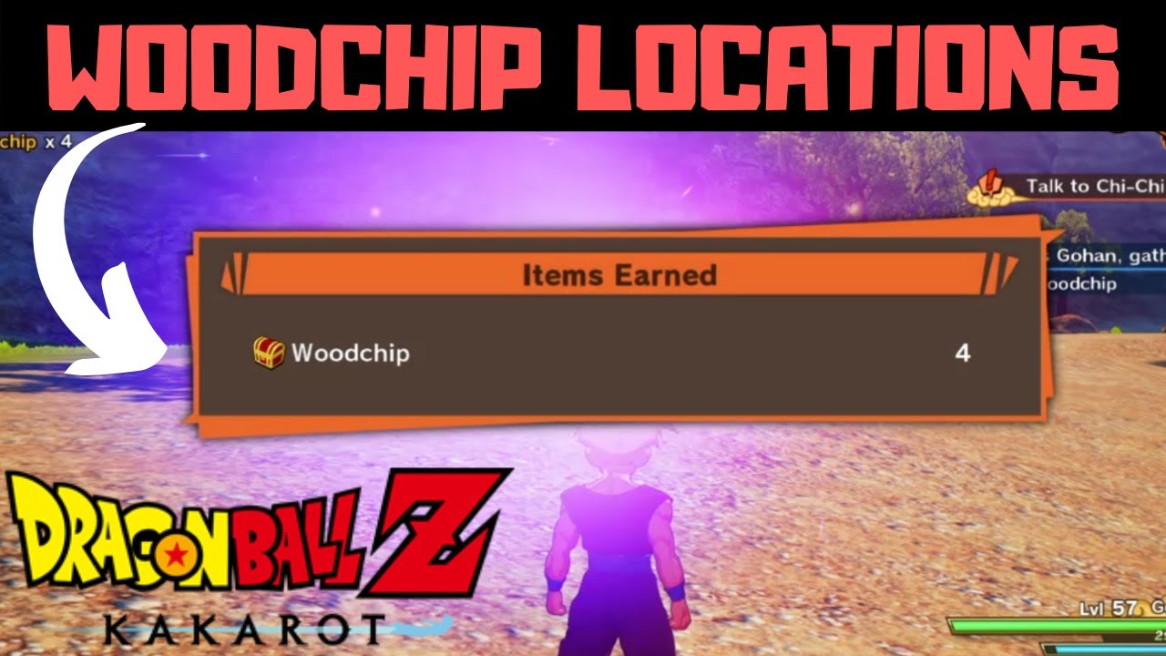 Wood Chips Location Where To Find Woodchip Dragon Ball Z Kakarot Quest Dbz How To Gather Gohan Youtube