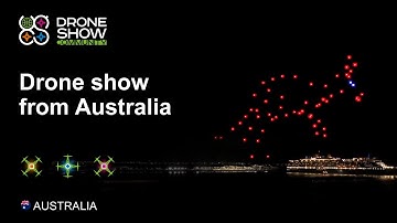 Drone shows from Australia (Swarming Drones)