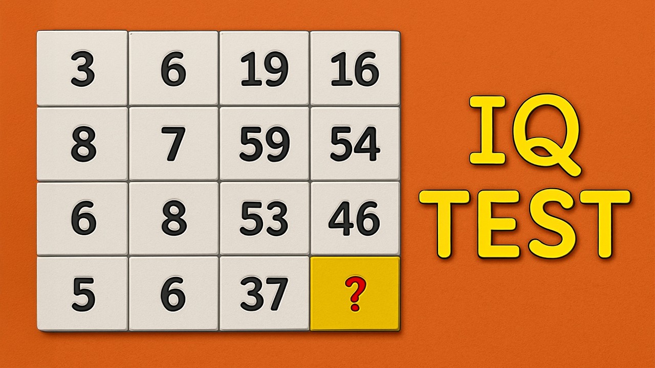 Can You Solve This? Daily IQ Test Challenge - Number Pattern Puzzle ...