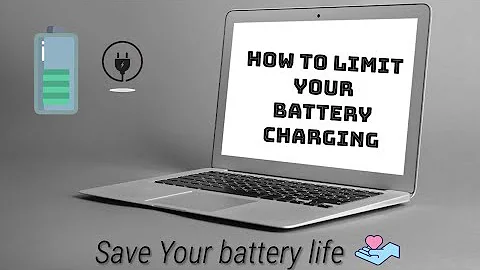 How to limit battery charging in your Laptop