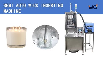 Semi auto wick inserting machine