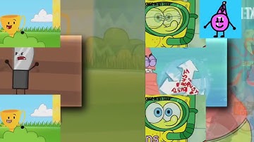 40 Shuric Scans With Are Slides (Inanimate Insanity II vs Spongebob Squarepants)