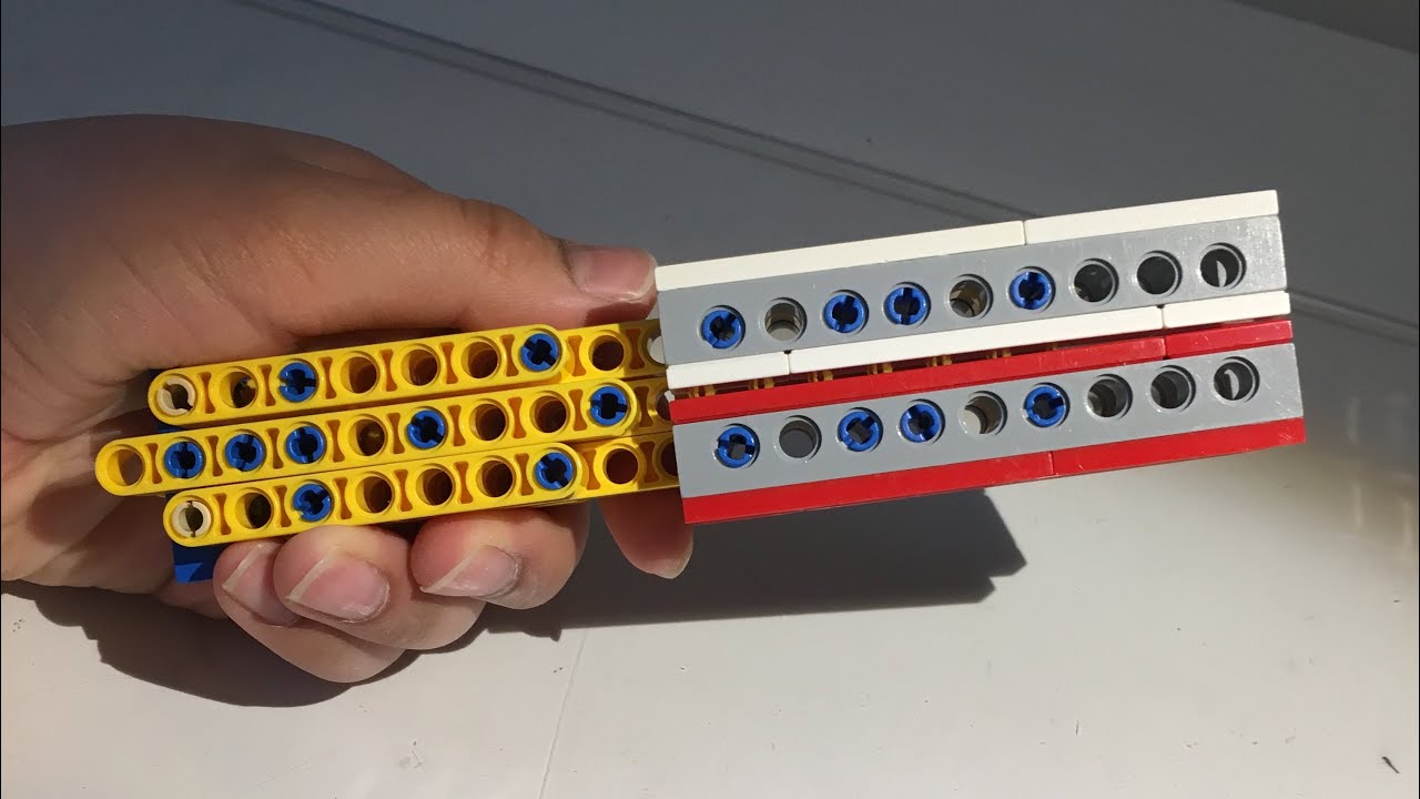 How to make a lego butterfly knife YouTube