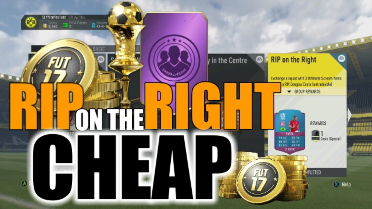 RIP on the Right Guide | Squad Building Challenge Shortcuts | FIFA 17