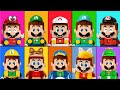 LEGO VS Game Mario and Luigi Ten(10) costumes Comparison in Game play