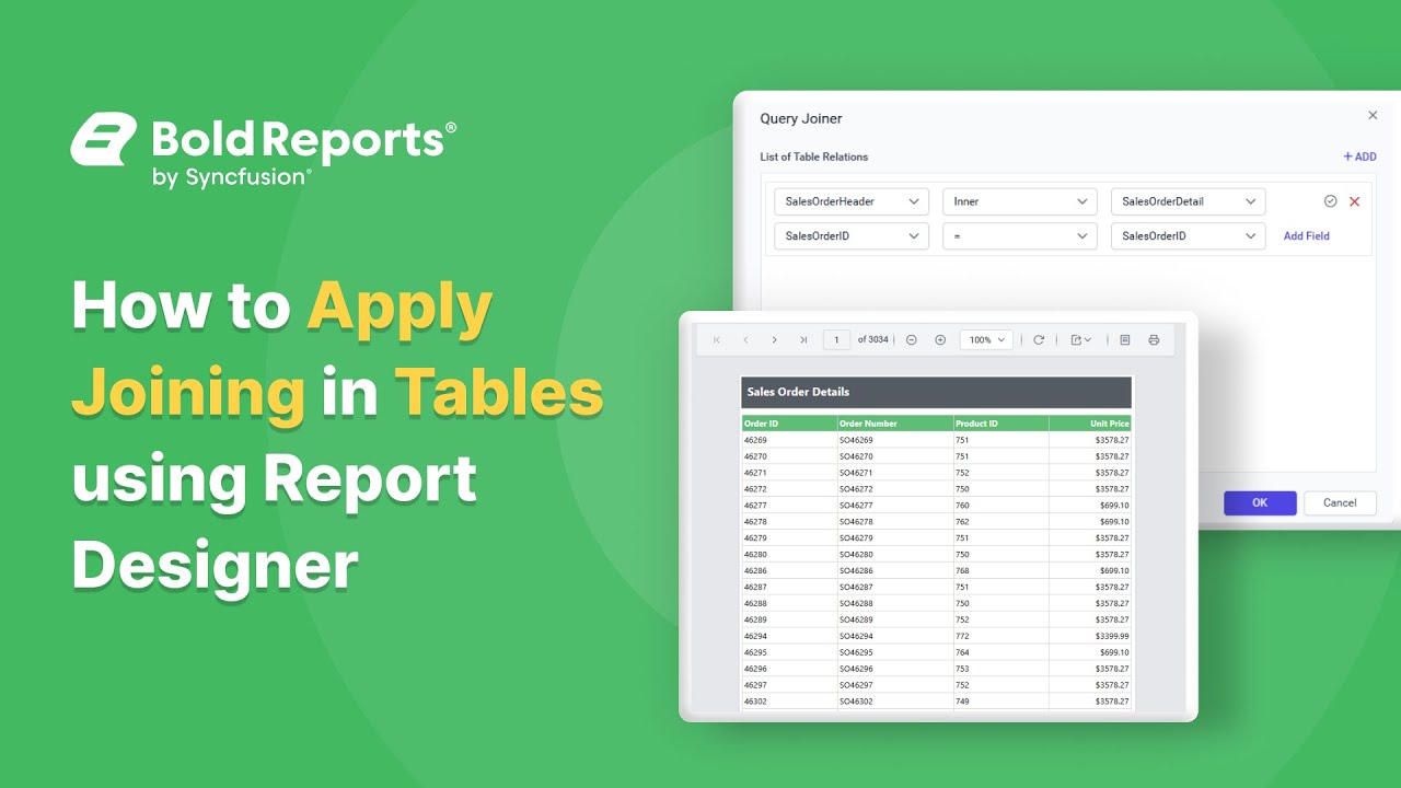 How to Apply Joining in Tables Using the Report Designer | Bold Reports ...