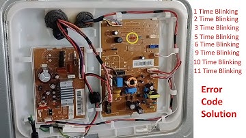 Samsung inverter fridge 1time 2time 3time 5time 6time 9time 10time 11time blinking error code