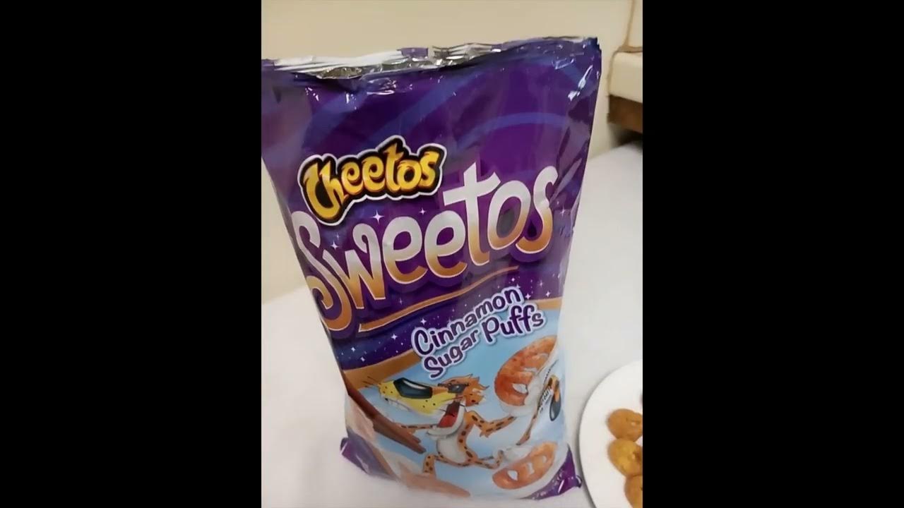Cheetos Sweetos Cinnamon Sugar Puffs - YouTube