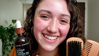 ASMR Friend Pampers You ♡ Scalp Massage & Hair Play (Layered Sounds)