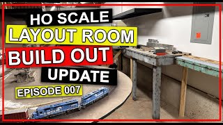 HO Scale Layout Room Build Out Update 007