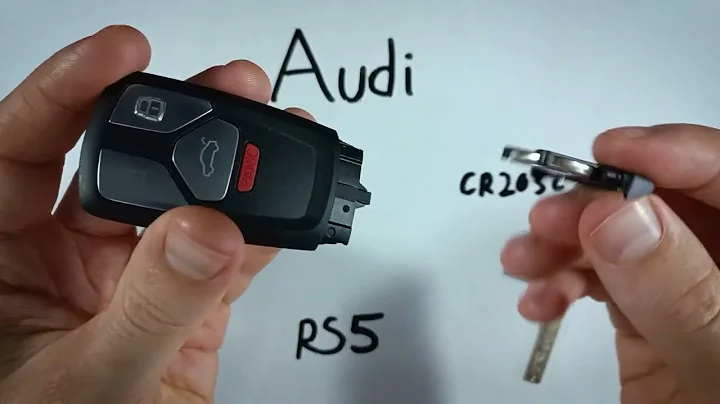 Audi RS 5 Key Fob Battery Replacement (2010 - 2015)