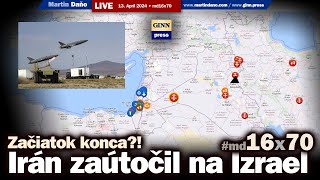 Mimoriadne vysielanie: Irán zaútočil na Izrael! Vypustil bojové drony. Začiatok konca?! #md16x70 image