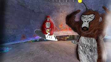 THERE IS A NEW CRAZY UPDATE IN GORILLA TAG (hover park revamp)