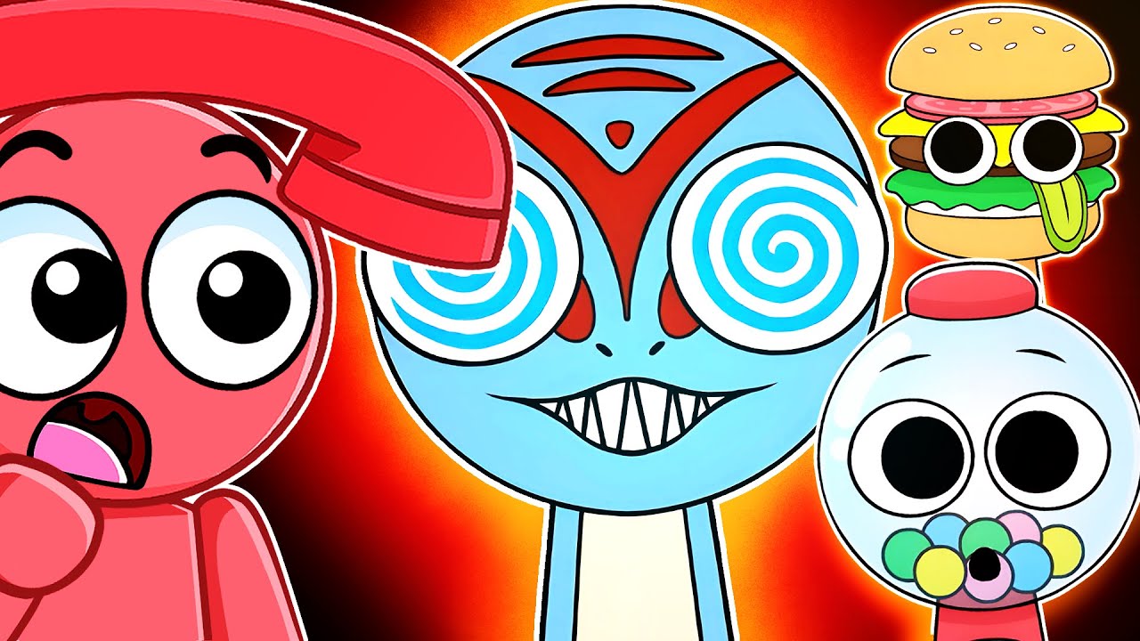 SPRUNKI OC New Characters GEKKIE BENNY MAIL MR. BURGER ESTER are NEXT LEVEL!! (SCARY!)