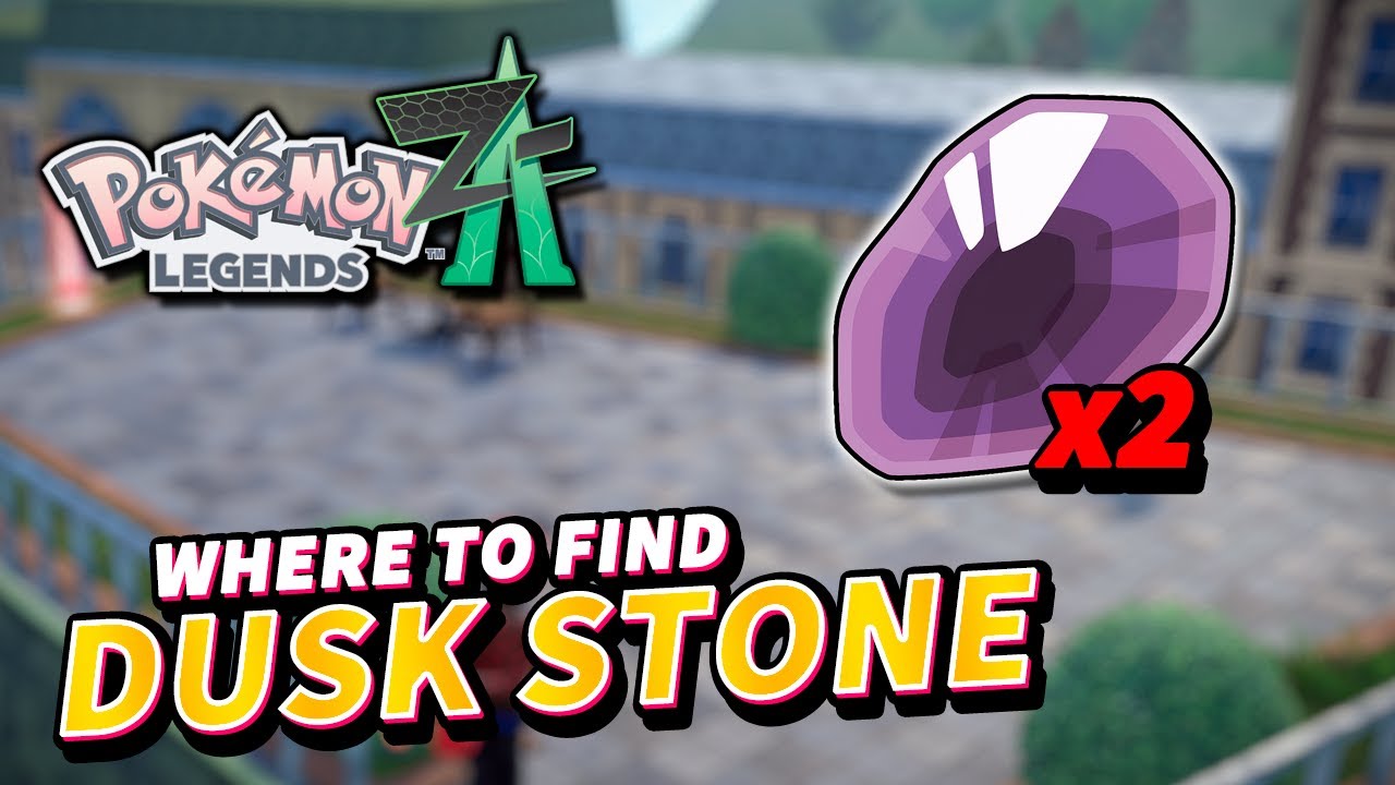 Pokemon Legends Z-A DUSK STONE LOCATION x2 (Evolutive Item)