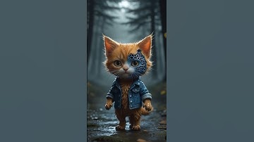 Chú mèo dũng cảm cứu vịt con khỏi sói #shorts #ytshorts #shortsfeed #duckrescue #catlover