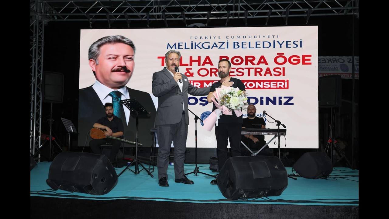 Talha Bora Öge ve Orkestrası Melikgazi’de Unutulmaz Bir Akşam Yaşattı