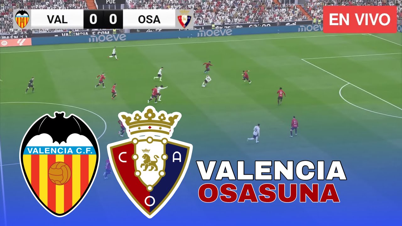 Valencia vs Osasuna La Liga 2026 Partido Simulación PES 21 - YouTube