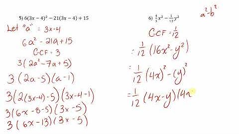 [3.1] - Factoring Polynomial Expressions - Pre-Calculus 11