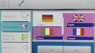 Changing the Language on Gen1 Combi Oven
