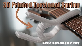 3D Printed Torsional Spring Design - Reverse Engineering with Creality Sermoon S1