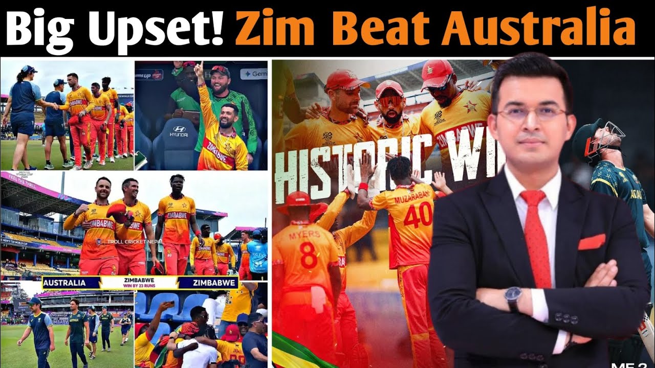  Big Upset! Zimbabwe Beat Australia by 23 Runs | World Cup 2026