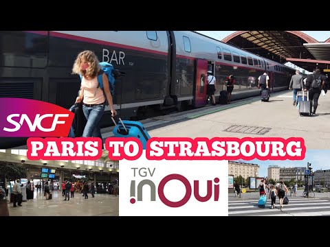 Train TGV |??| Paris à Strasbourg | SNCF TGV INOUI | Paris Gare de l'Est