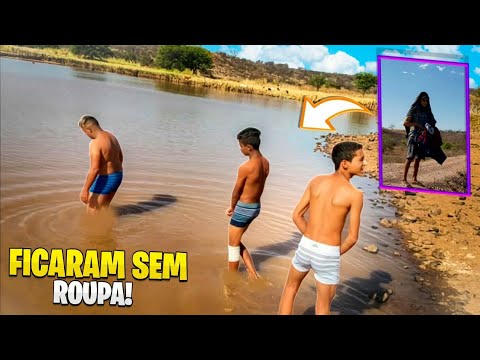 FICARAM SEM ROUPA E SE DERAM MAL | OLHA O QUE EU FIZ😱