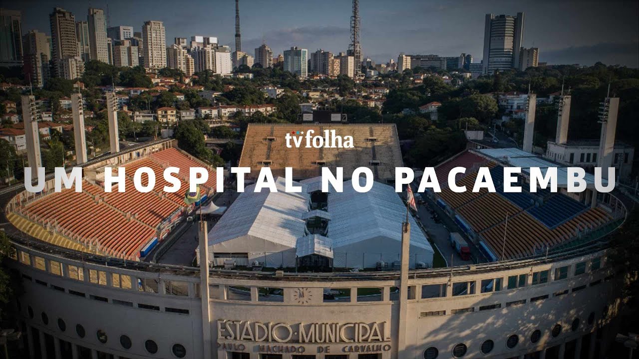 Sem jogos, locutor do Pacaembu se emociona com hospital de campanha:  Salvando vidas, futebol